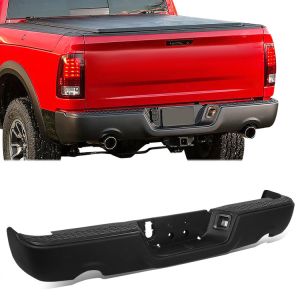 SK-Import Hinten Stoßstange Mit Doppelauspuff und Kennzeichenleuchte ABS Plastik Dodge Ram