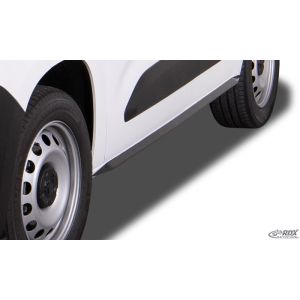 RDX Racedesign Seitenschweller Schwarz ABS Plastik Citroën, Peugeot, Opel