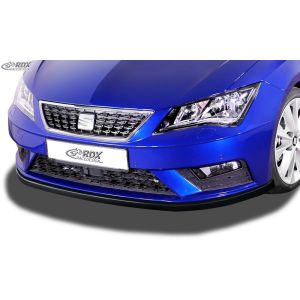 RDX Racedesign Vorne Spoilerlippe 5-Türer Schwarz ABS Plastik Seat Leon Facelift