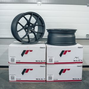 JR-Wheels SL01 ZWEITE CHANCE Felgen 18 Zoll 8J ET40 5x110 Flow Form Flat Gun Metal