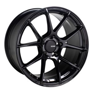 Enkei TS-V Felgen 18 Zoll 9.5J ET40 5x120 Glanz Schwarz