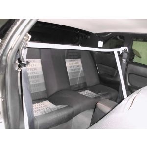 Ultra Racing Center Floor Strebe 4 Punkt Weiss Stahl Nissan Skyline