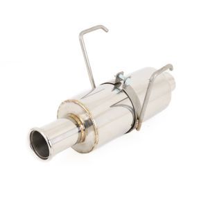 SK-Import Hinten Universal Muffler Spoon Style Poliert 63.5mm Edelstahl