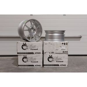 König Freeform ZWEITE CHANCE Felgen 18 Zoll 8.5J ET35 5x114.3 Flat Silver