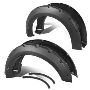ABS Dynamics Vorne und Hinten Kotflügelverbreiterung Flaches Schwarz ABS Plastik Ford F150 Pre Facelift