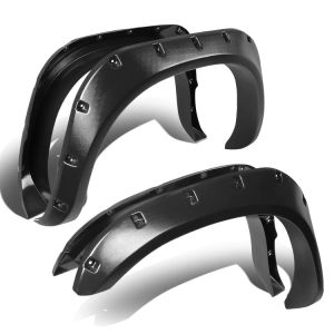 ABS Dynamics Vorne und Hinten Kotflügelverbreiterung Pocket Rivet Style ZWEITE CHANCE Schwarz ABS Plastik Dodge Ram