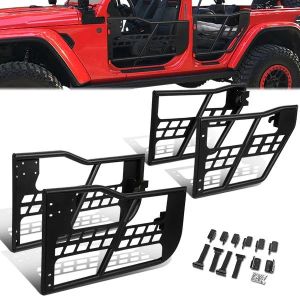 SK-Import Vorne und Hinten Türen Tubular Schwarz Stahl Jeep Wrangler