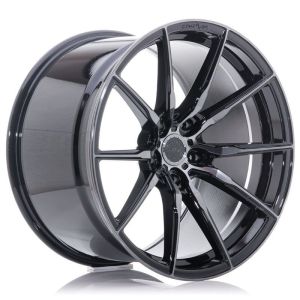 Concaver CVR4 Felgen 21 Zoll 9J ET10-52 Custom PCD Leistung Konkav Flow Form Double Tinted Black