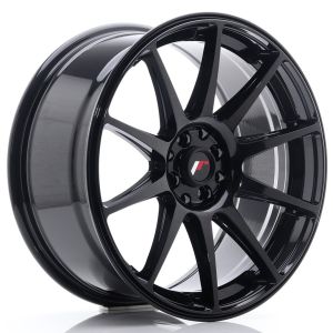 JR-Wheels JR11 Felgen 18 Zoll 8.5J ET35 5x100,5x108 Gloss Black
