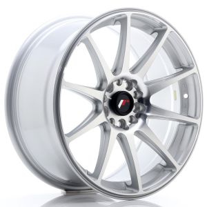 JR-Wheels JR11 Felgen 18 Zoll 8.5J ET35 5x100,5x108 Silver Machined Face