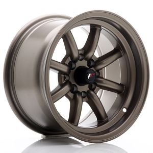 JR-Wheels JR19 Felgen 14 Zoll 8J ET-13 4x100,4x114.3 Flat Bronze
