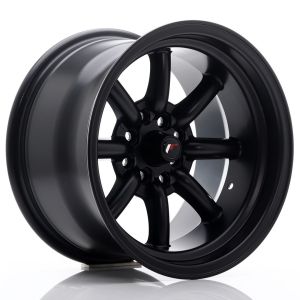 JR-Wheels JR19 Felgen 15 Zoll 9J ET-13 4x100,4x114.3 Flat Black
