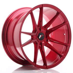 JR-Wheels JR21 Felgen 20 Zoll 11J ET20-30 Custom PCD Platinum Red