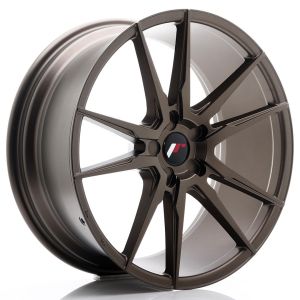 JR-Wheels JR21 Felgen 20 Zoll 8.5J ET40 Custom PCD Flat Bronze