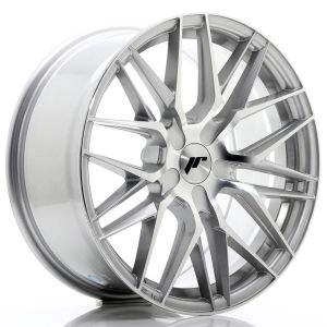 JR-Wheels JR28 Felgen 18 Zoll 8.5J ET20-40 Custom PCD Silver Machined Face