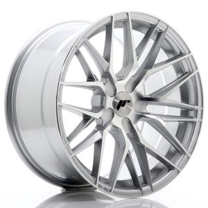JR-Wheels JR28 Felgen 18 Zoll 9.5J ET20-40 Custom PCD Silver Machined Face