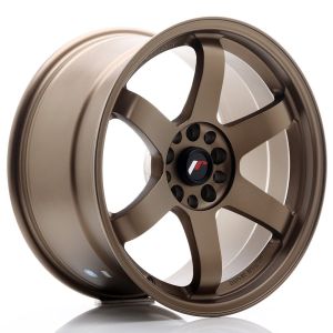 JR-Wheels JR3 Felgen 18 Zoll 9.5J ET38 5x100,5x114.3 Dark Anodized Bronze