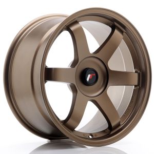 JR-Wheels JR3 Felgen 18 Zoll 9.5J ET22-38 Custom PCD Dark Anodized Bronze