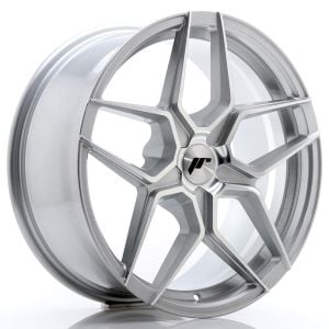 JR-Wheels JR34 Felgen 18 Zoll 8J ET20-42 Custom PCD Silver Machined Face
