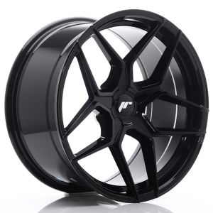JR-Wheels JR34 Felgen 19 Zoll 9.5J ET20-40 Custom PCD Gloss Black