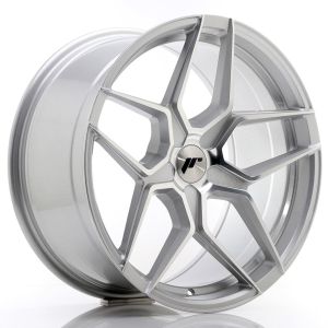 JR-Wheels JR34 Felgen 19 Zoll 9.5J ET20-40 Custom PCD Silver Machined Face