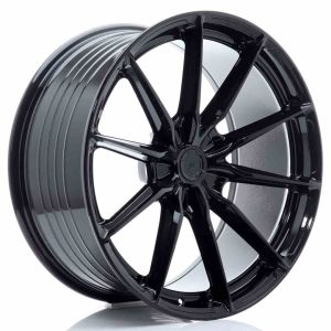 JR-Wheels JR37 Felgen 21 Zoll 9.5J ET0-35 Custom PCD Flow Form Gloss Black