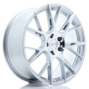 JR-Wheels JR42 Felgen 19 Zoll 8.5J ET35 5x120 Silver Machined Face