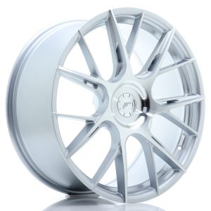 JR-Wheels JR42 Felgen 20 Zoll 8.5J ET20-45 Custom PCD Flow Form Silver Machined Face