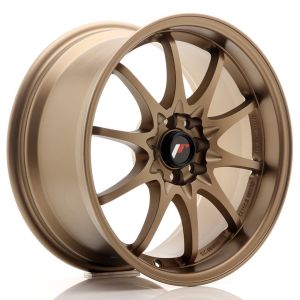 JR-Wheels JR5 Felgen 17 Zoll 8.5J ET35 5x100,5x114.3 Dark Anodized Bronze