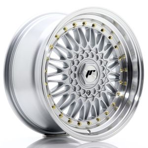 JR-Wheels JR9 Felgen 17 Zoll 8.5J ET20 4x100,4x108 Silver Machined Lip