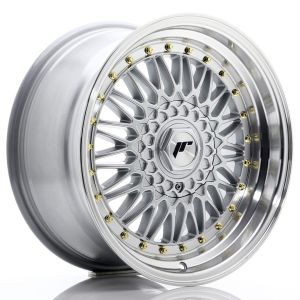 JR-Wheels JR9 Felgen 17 Zoll 8.5J ET20 4x100,4x114.3 Silver Machined Lip