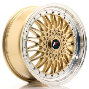 JR-Wheels JR9 Felgen 18 Zoll 8J ET40 5x112,5x120 Gold Machined Lip