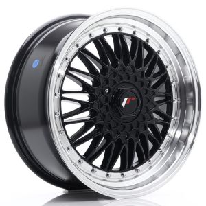 JR-Wheels JR9 Felgen 18 Zoll 8J ET35-40 Custom PCD Gloss Black Machined Lip