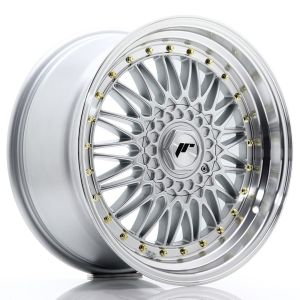 JR-Wheels JR9 Felgen 18 Zoll 9J ET20-40 Custom PCD Silver Machined Lip