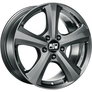 MSW MSW 19 Felgen 15 Zoll 6.5J ET45 5x112 Grau Silber