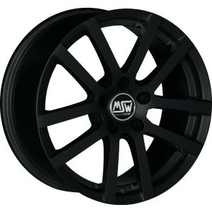 MSW MSW 22 Felgen 16 Zoll 6.5J ET45 5x112 Flaches Schwarz