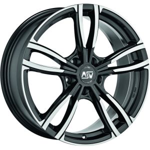 MSW MSW 73 Felgen 19 Zoll 8J ET49 5x112 Glanz Dunkelgrau Machined
