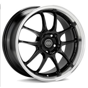 Enkei PF01 Felgen 17 Zoll 8J ET50 5x114.3 Schwarz Machined