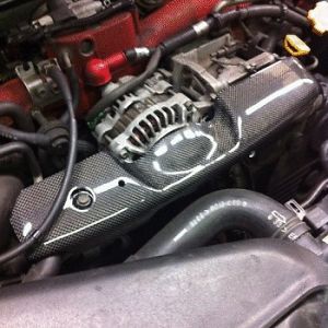M2 Motorsport Lichtmaschinenabdeckung Carbon Subaru Impreza