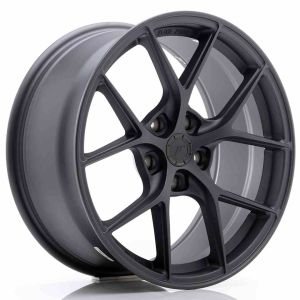 JR-Wheels SL01 Super Light Felgen 18 Zoll 8.5J ET42 5x100 Flow Form Flat Gun Metal