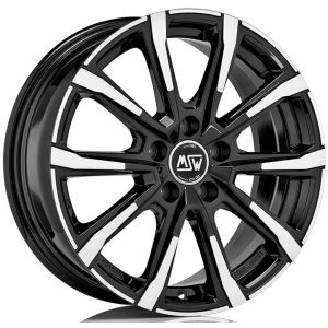 MSW MSW 79 Felgen 17 Zoll 7J ET48 5x100 Gloss Black/Polished