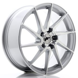 JR-Wheels JR36 ZWEITE CHANCE Felgen 18 Zoll 8J ET45 5x112 Silver Brushed