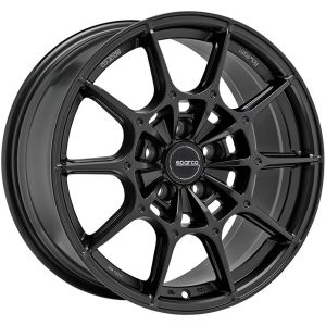 Sparco FF2 Felgen 18 Zoll 9.5J ET38 5x114.3 Flow Form Flat Black