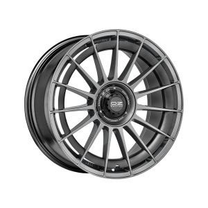OZ-Racing Superturismo Aero Felgen 20 Zoll 8.5J ET35 5x120 Flow Form Star Graphite