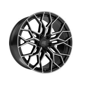 MSW MSW 51 Felgen 20 Zoll 8.5J ET40 5x120 Guss Gloss Black Full Polished