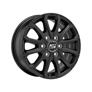 MSW MSW 48 Van 6L Felgen 16 Zoll 6.5J ET50 6x120 Flaches Schwarz