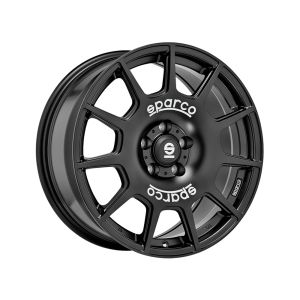 Sparco Terra Felgen 18 Zoll 8J ET45 5x112 Flaches Schwarz