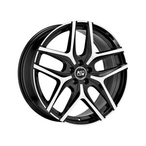 MSW MSW 40 Felgen 19 Zoll 9J ET45 5x130 Guss Gloss Black Full Polished