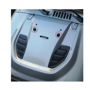 SK-Import Motorhaubenschutz Schwarz ABS Plastik Jeep Wrangler