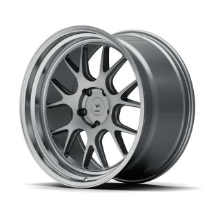 Yido Performance CS1.1 Felgen 20 Zoll 10.5J ET14 5x112 Ultra tiefe Konkavität Forged Gunmetal Polished Lip